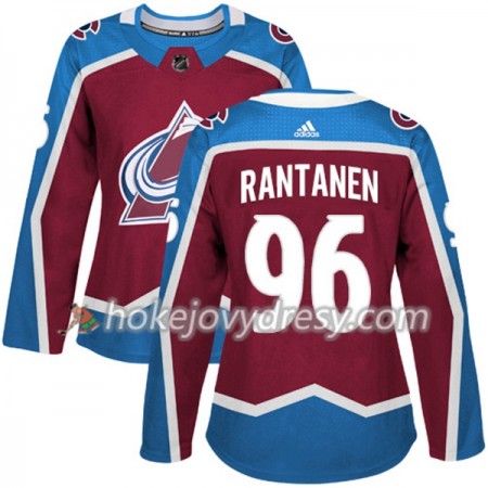 Dámské Hokejový Dres Colorado Avalanche Mikko Rantanen 96 Adidas 2017-2018 Červená Authentic